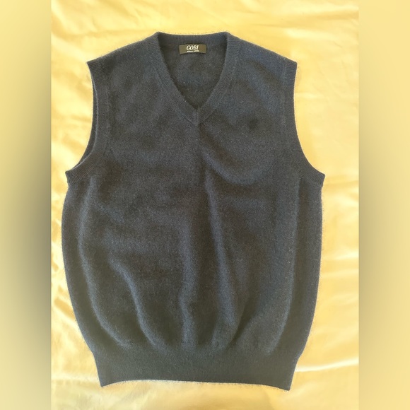 Gobi 100% Mongolian Cashmere Men’s Vest. Size M - Picture 2 of 5